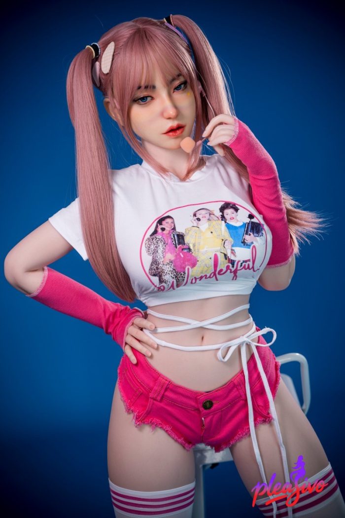 164cm (5ft5) D-Cup Fair Skin Pink Body Sad Eyes Movable Jaw Sex Doll [USA Stock] - Image 6