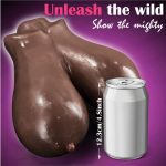 Large Dark Brown Breasts Inviting Inserted 4.9lb Sex Toys [USA Stock] - Image 3
