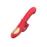 Lip Licking Double Vibration Self-Pleasuring Device vibrating Rod Female Sex Toy