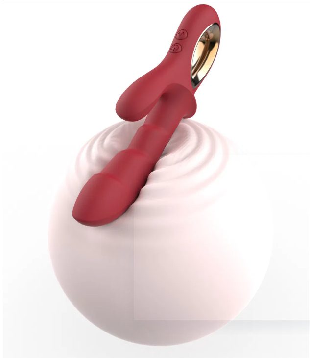 双头12档震动棒 (5) Premium Dual-Head Rabbit Vibrator Powerful Precise Elegant - Image 1