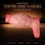 6-Inch Soft Penis Sheath 0.39 lb High Quality Realistic Details [USA Stock]