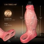 6-Inch Soft Penis Sheath 0.39 lb High Quality Realistic Details [USA Stock] - Image 4